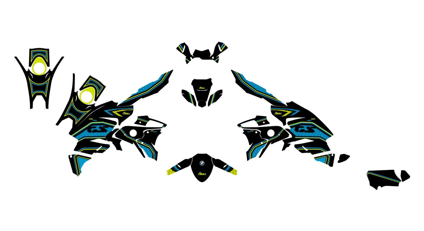 Dekor passend für BMW R1250 GS Dekor - Icon Edition - Arider