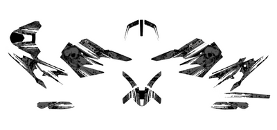 Graphics Kit suitable for KTM Duke 790 - Skull Edition