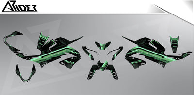 Graphics Kit suitable for CFMOTO 800NK - Flux Edition