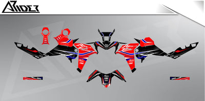Graphics Kit suitable for Honda Africa Twin - World Edition
