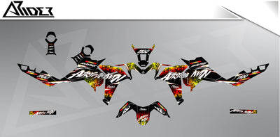 Graphics Kit suitable for Honda Africa Twin - Hawaii Edition