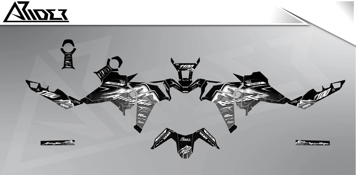 Dekor passend für Honda Africa Twin - Expedition Edition - Arider
