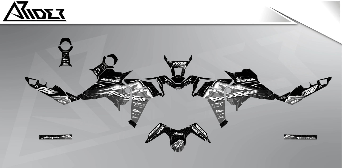 Dekor passend für Honda Africa Twin - Expedition Edition - Arider