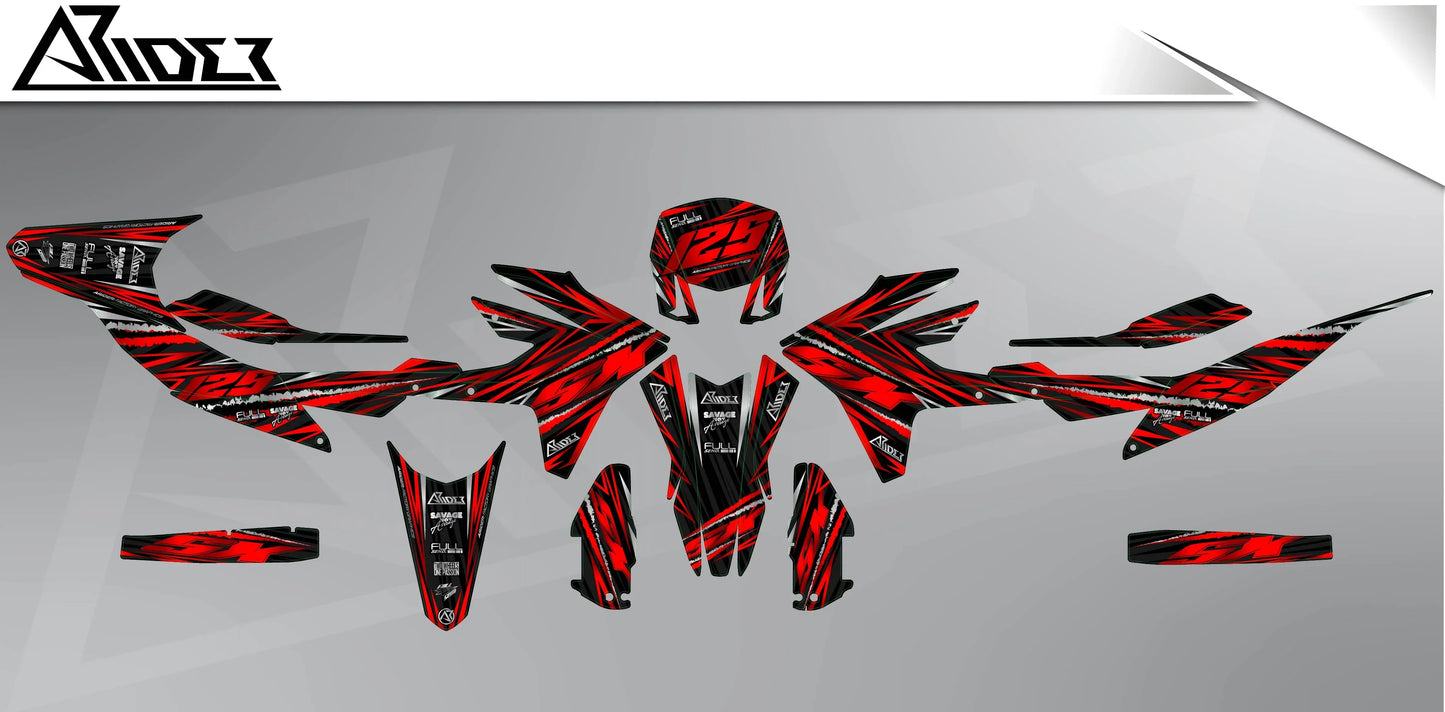 Dekor passend für Aprilia SX 125 - Division Edition - Arider