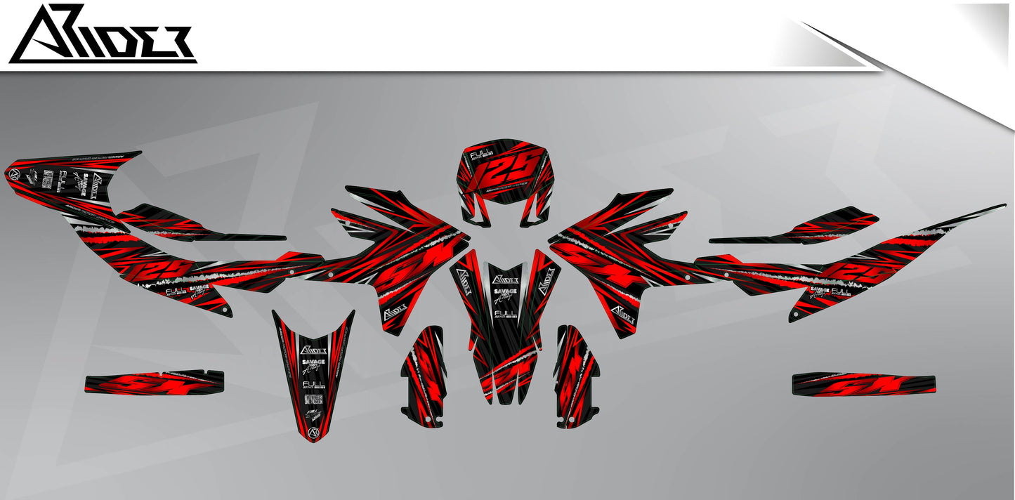 Graphics Kit suitable for Aprilia SX 125 - Division Edition