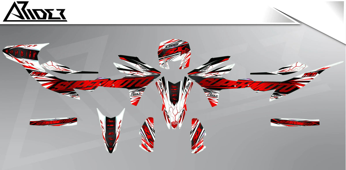 Dekor passend für Aprilia SX 125 - Edge Edition - Arider