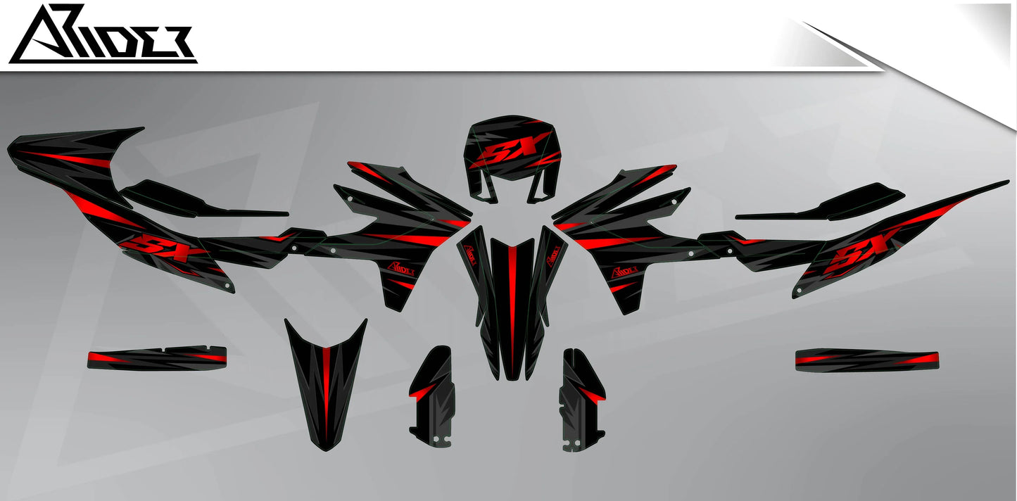 Dekor passend für Aprilia SX 125 - Impact Edition - Arider