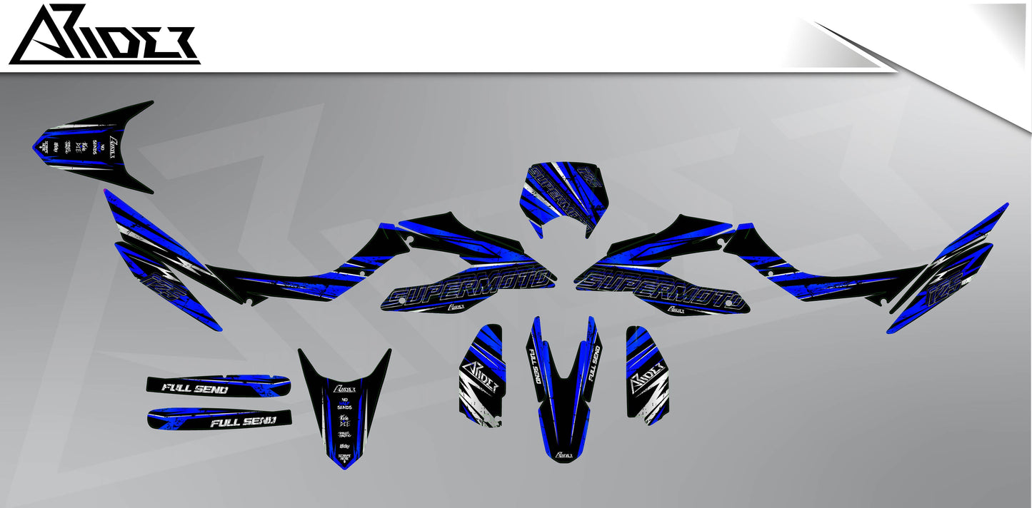 Graphics Kit suitable for Aprilia SX 125 - Distort Edition