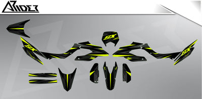 Graphics Kit suitable for Aprilia SX 125 - Impact Edition