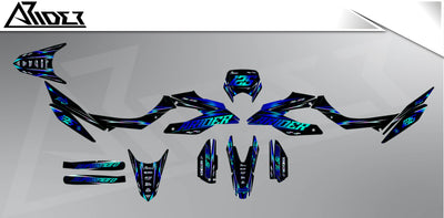 Graphics Kit suitable for Aprilia SX 125 - Glitch Edition