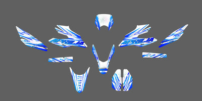 Graphics Kit suitable for Aprilia SX 125 - Peak Edition