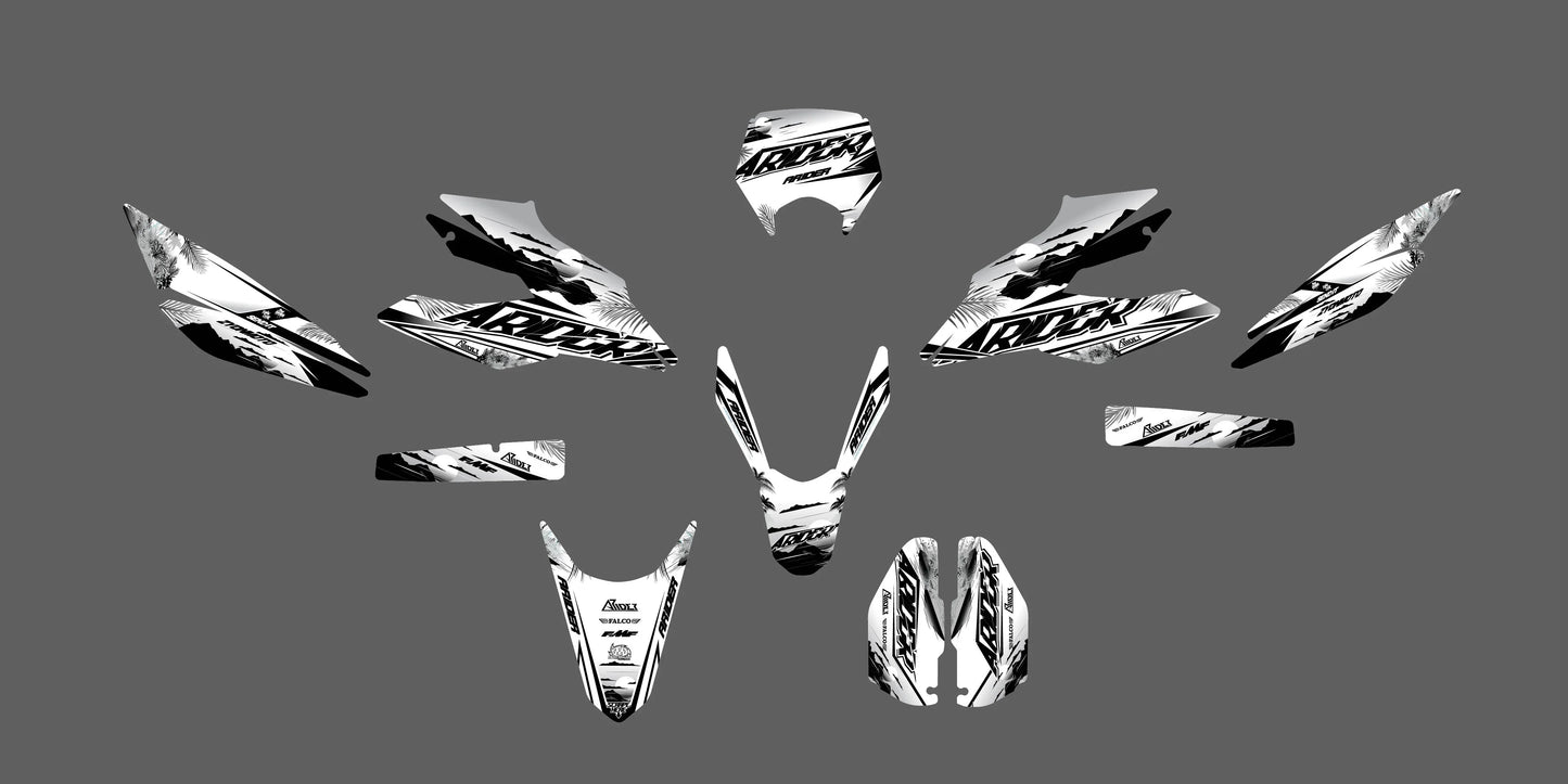 Dekor passend für Aprilia SX 125 - Pine Edition - Arider