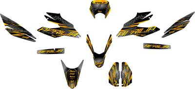 Graphics Kit suitable for Aprilia SX 125 - Razor Edition