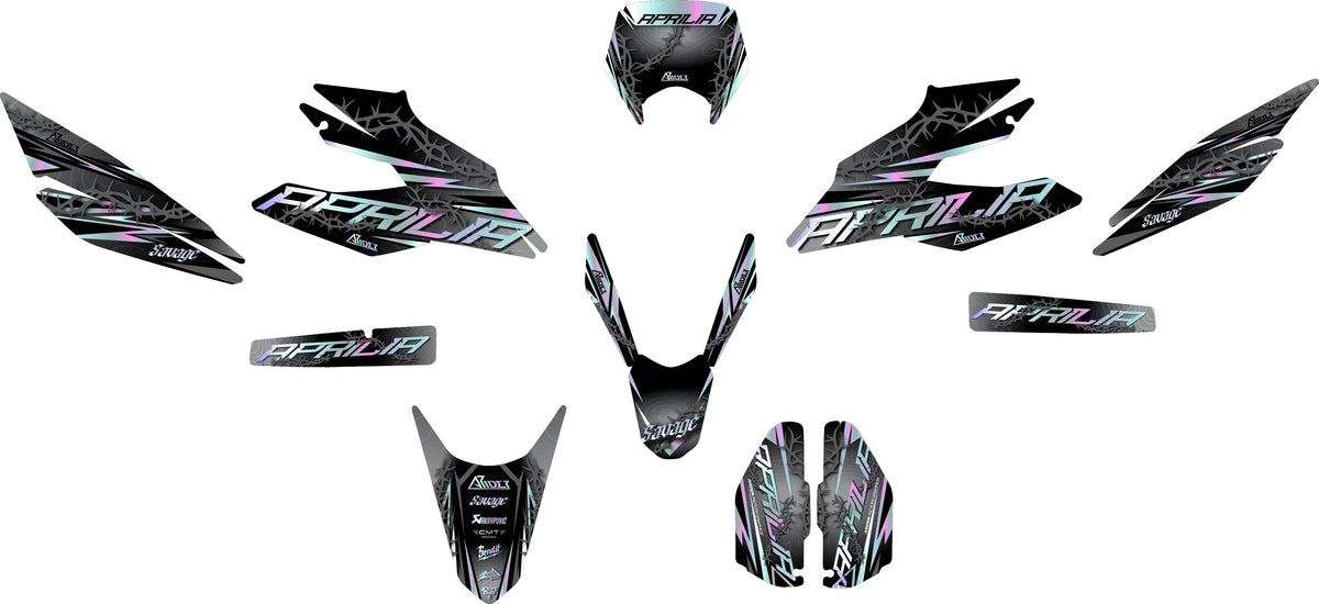 Dekor passend für Aprilia SX 125 - Razor Edition - Arider