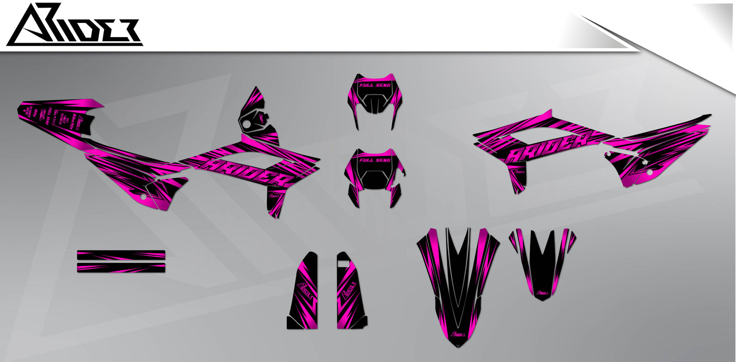 Graphics Kit suitable for Beta RR 50 / 125 - Freerider V1 Edition