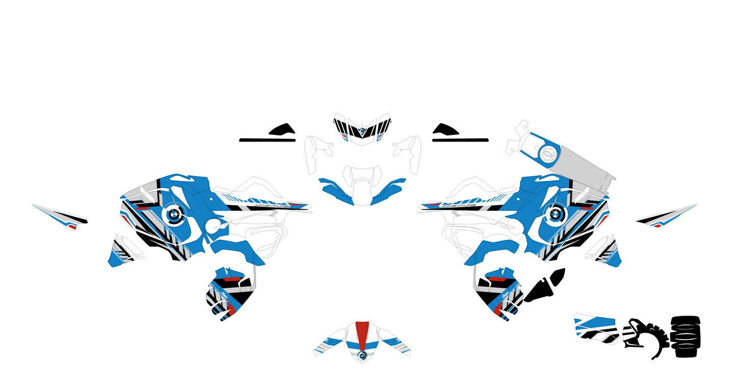 BMW R1200 | R1250 GS Adventure Graphics Kit - Breaker-Edition