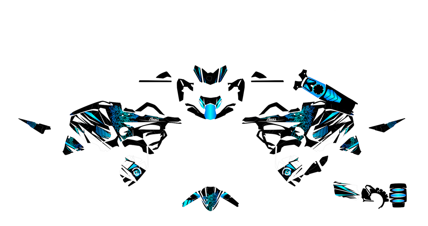 BMW R1200 | R1250 GS Adventure Graphics Kit - Dragon-Edition