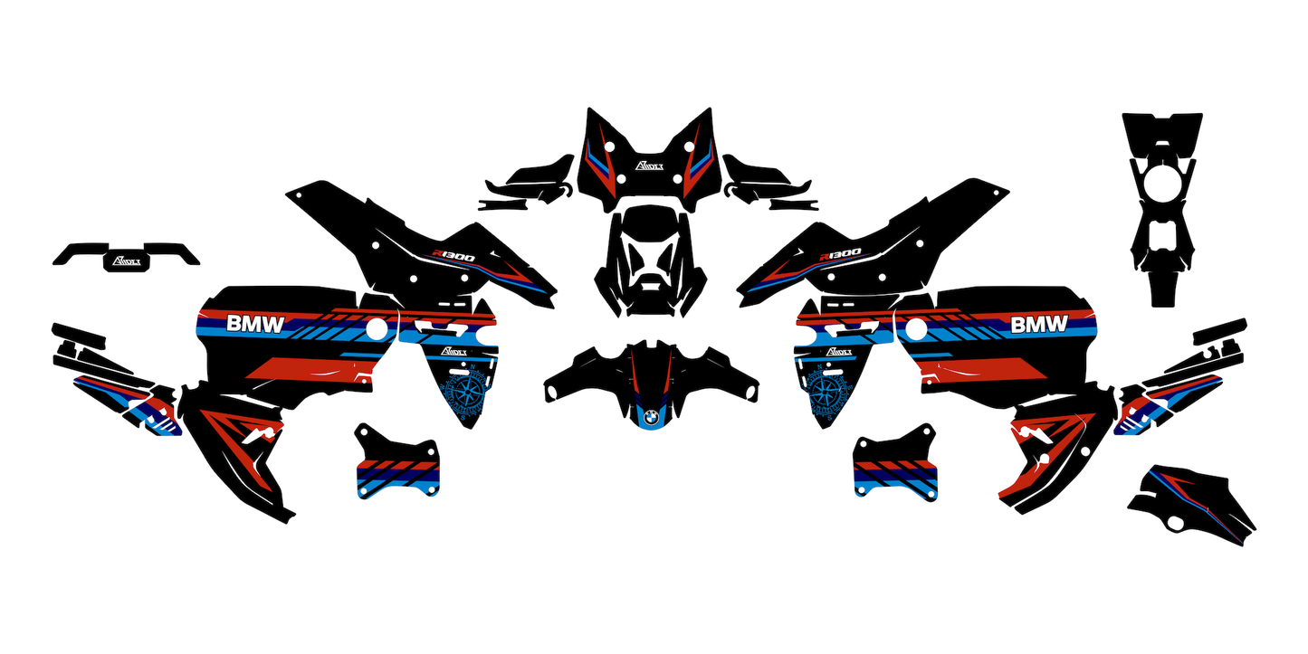 BMW R 1300 GS ADV Graphics Kit - World Edition