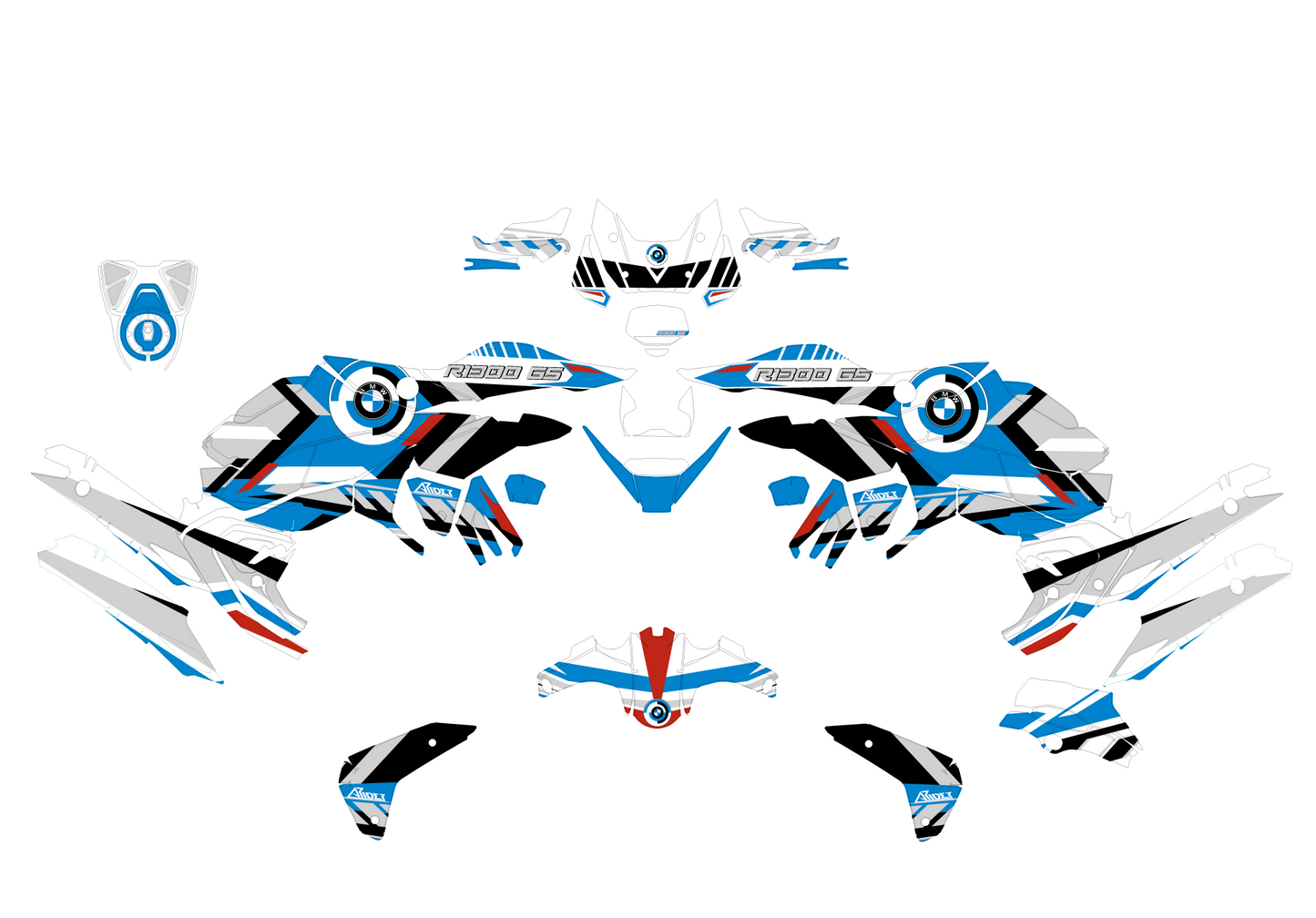 BMW R1300 GS Dekor - Breaker-Edition - Arider