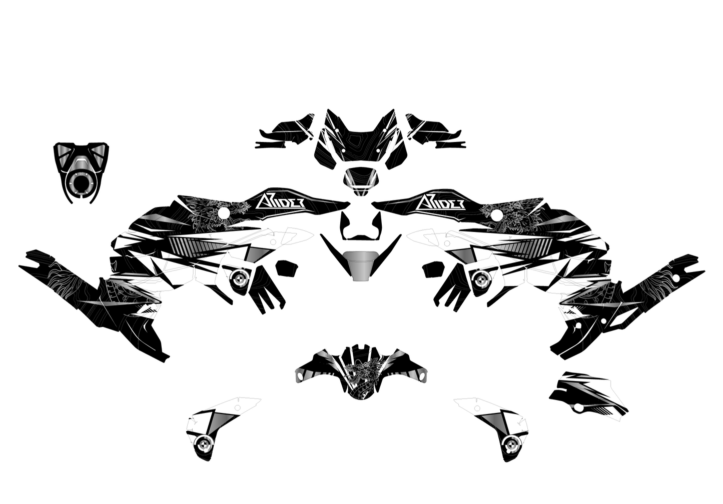 BMW R1300 GS Graphics Kit - Dragon Edition