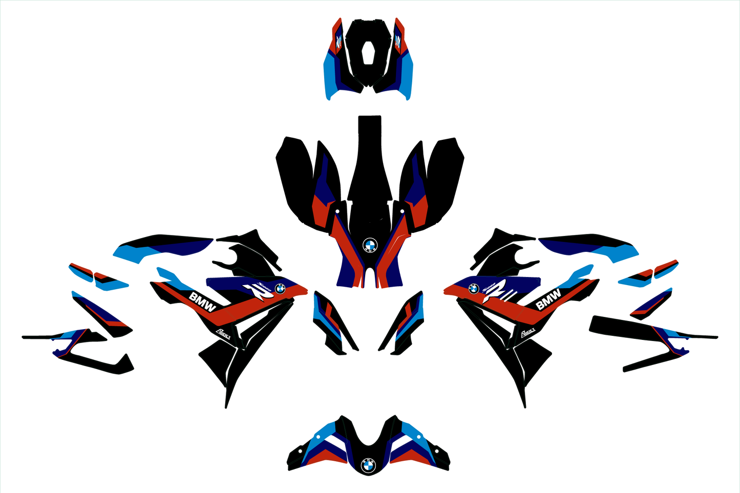 BMW S 1000 R Graphics Kit - Trinity Edition