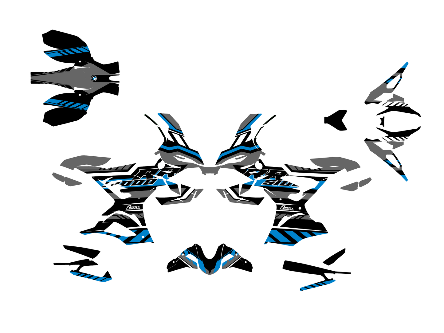 BMW S 1000 RR Graphics Kit - Base Edition