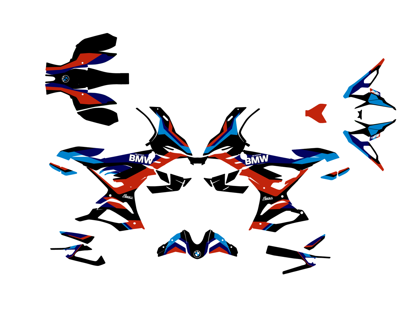 BMW S 1000 RR Graphics Kit - Trinity Edition