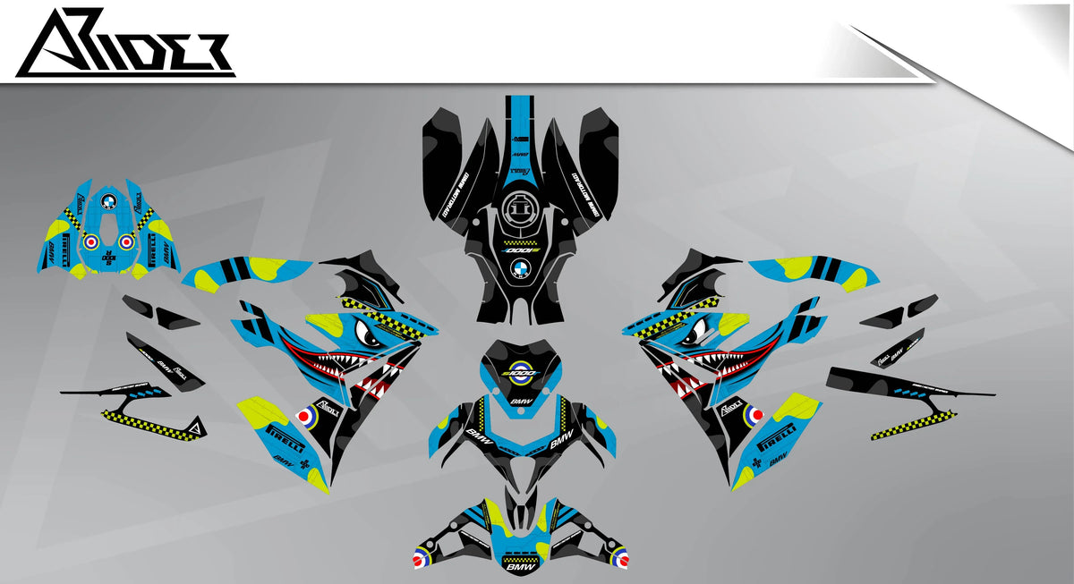Dekor passend für BMW S 1000 R - Jet Edition - Arider