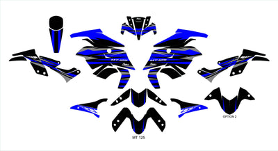 Graphics Kit suitable for Yamaha MT 125 - Beast Edition