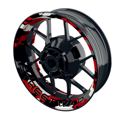 Felgenaufkleber Camouflage Redwood rund Streetwar Premium keine