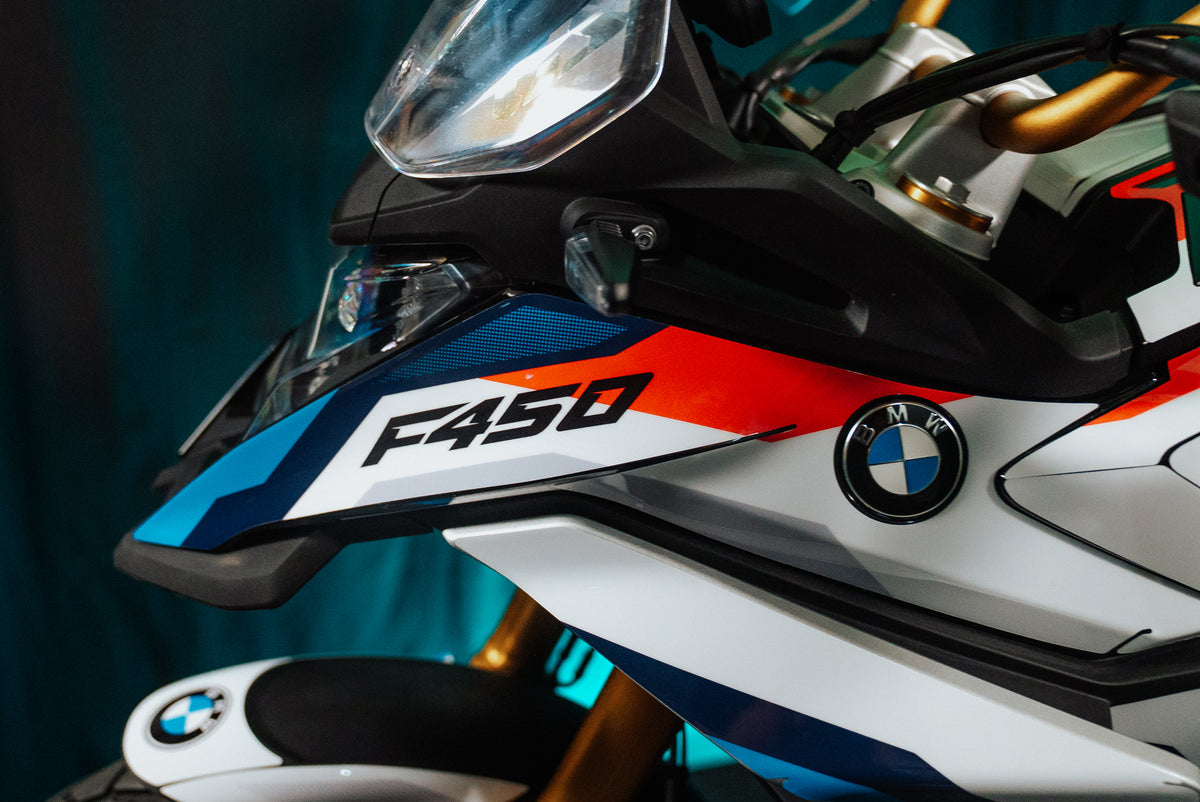 Kit de pegatinas adecuado para BMW F 450 GS - Edición Slim