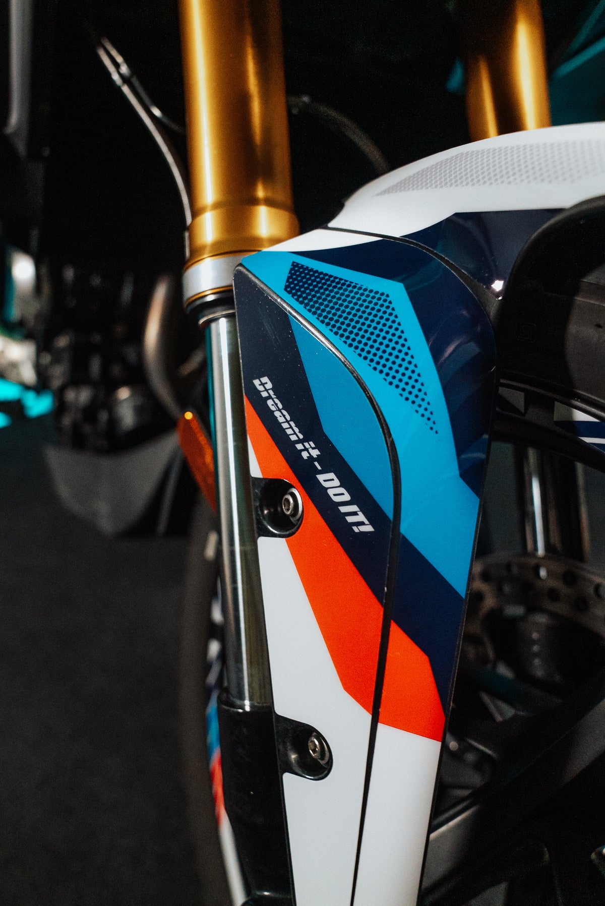 Kit de pegatinas adecuado para BMW F 450 GS - Edición Slim