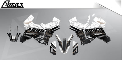 Graphics Kit suitable for Ducati DesertX Rally - Explorer Edition