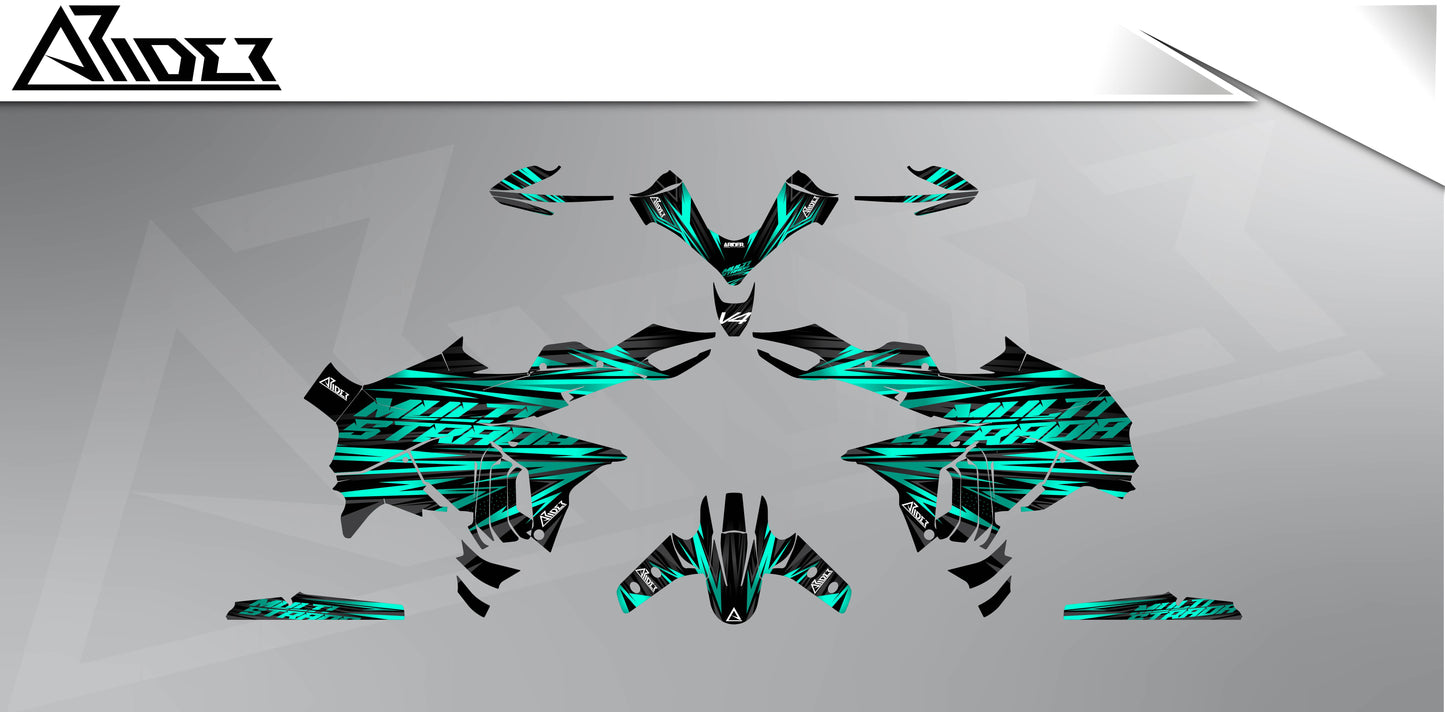 Graphics Kit suitable for Ducati Multistrada V4 - Adventure Edition