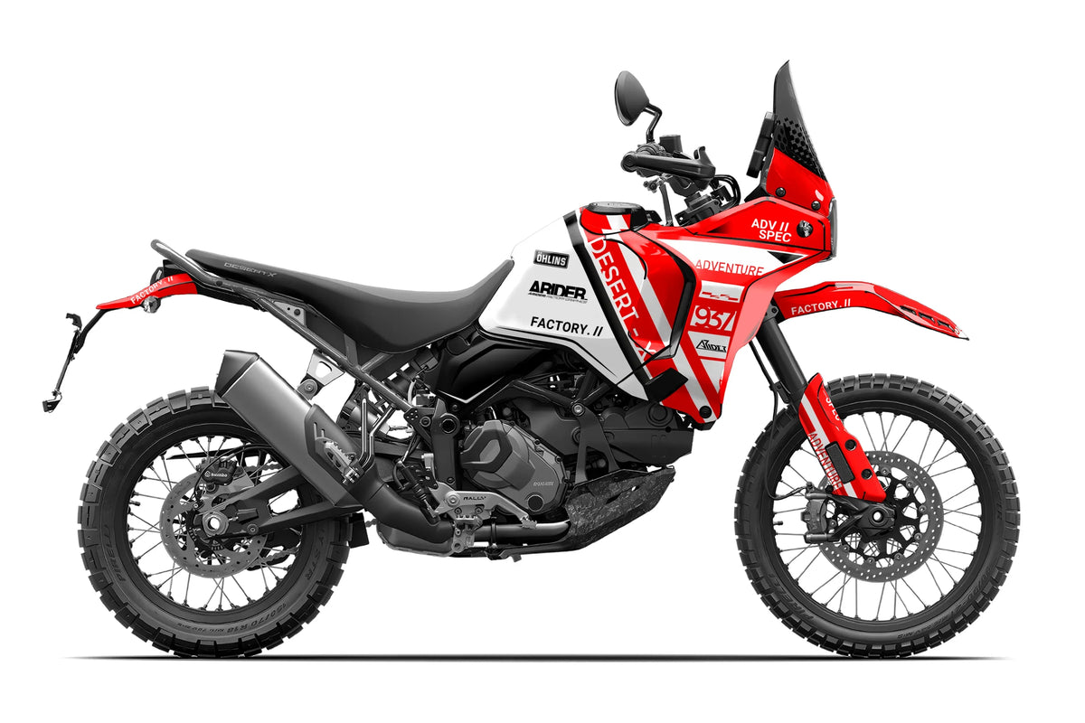 Dekor passend für Ducati DesertX Rally - Adventure Edition - Arider