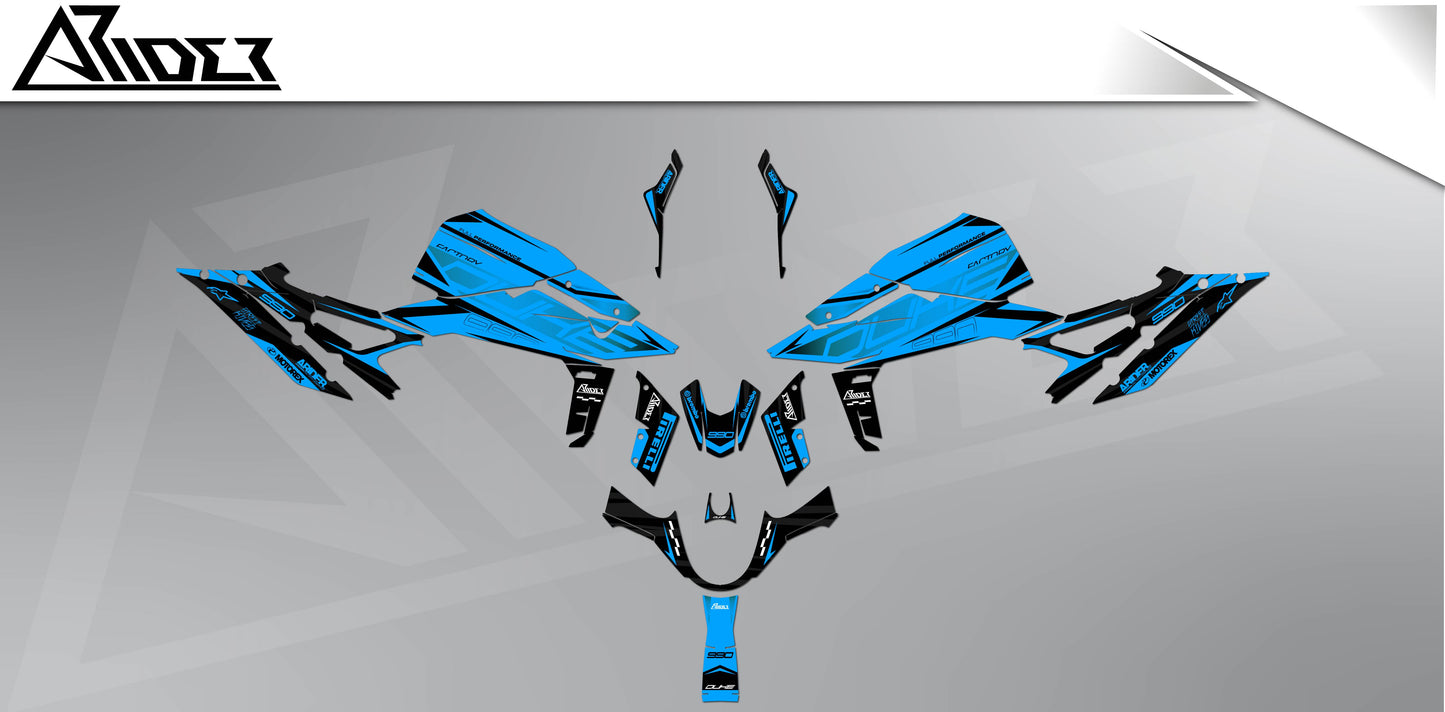 Dekor passend für KTM Duke 990 - Clean Edition - Arider