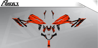 Dekor passend für KTM Duke 990 - Clean Edition - Arider