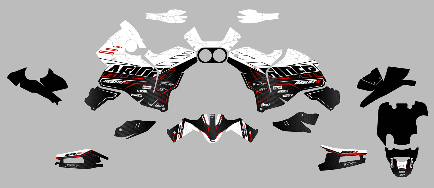 Graphics Kit suitable for Ducati DesertX - Explorer Edition