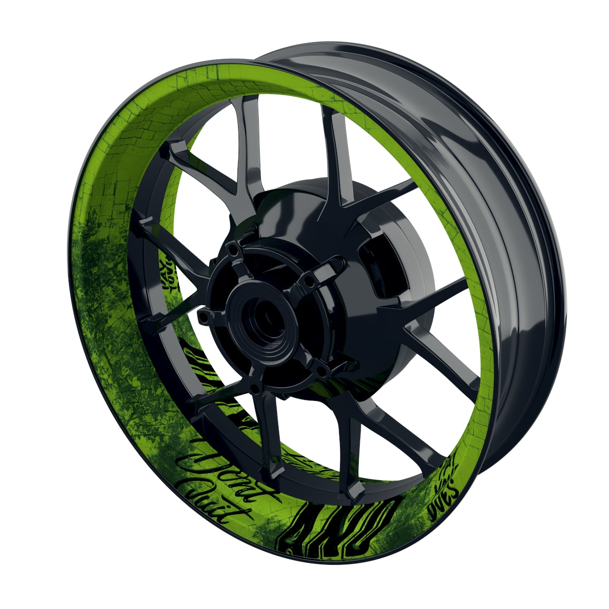 Felgenaufkleber Dontquit Wheelsticker Premium grün
