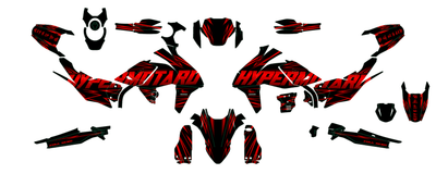 Graphics Kit suitable for Ducati Hypermotard Mono 698 - Maex Edition
