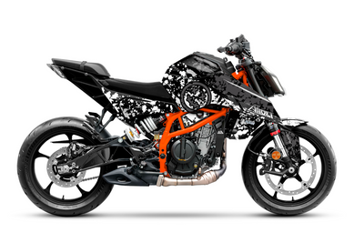 Graphics Kit suitable for KTM Duke 390 - Smiley Edition