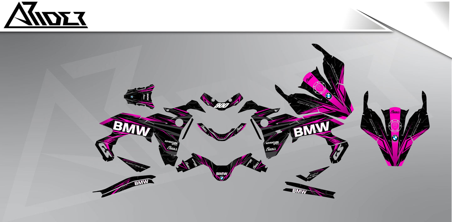 Graphics Kit suitable for BMW F 900 GS Graphics Kit - Trekker Edition