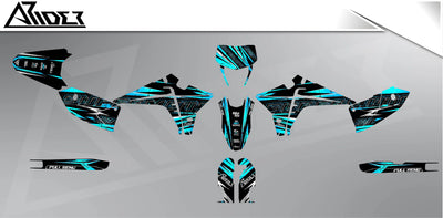 Dekor passend für Fantic XMF 50 / 125 - Distort Edition - Arider