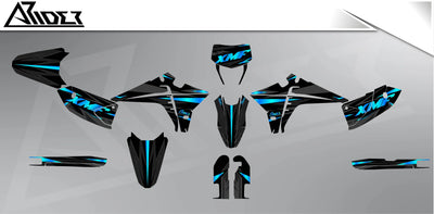 Dekor passend für Fantic XMF 50 / 125 - Impact Edition - Arider