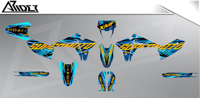Graphics Kit suitable for Fantic XMF 50 / 125 - Jokehock Edition