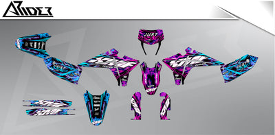 Graphics Kit suitable for Fantic XMF 50 / 125 - Shock Edition