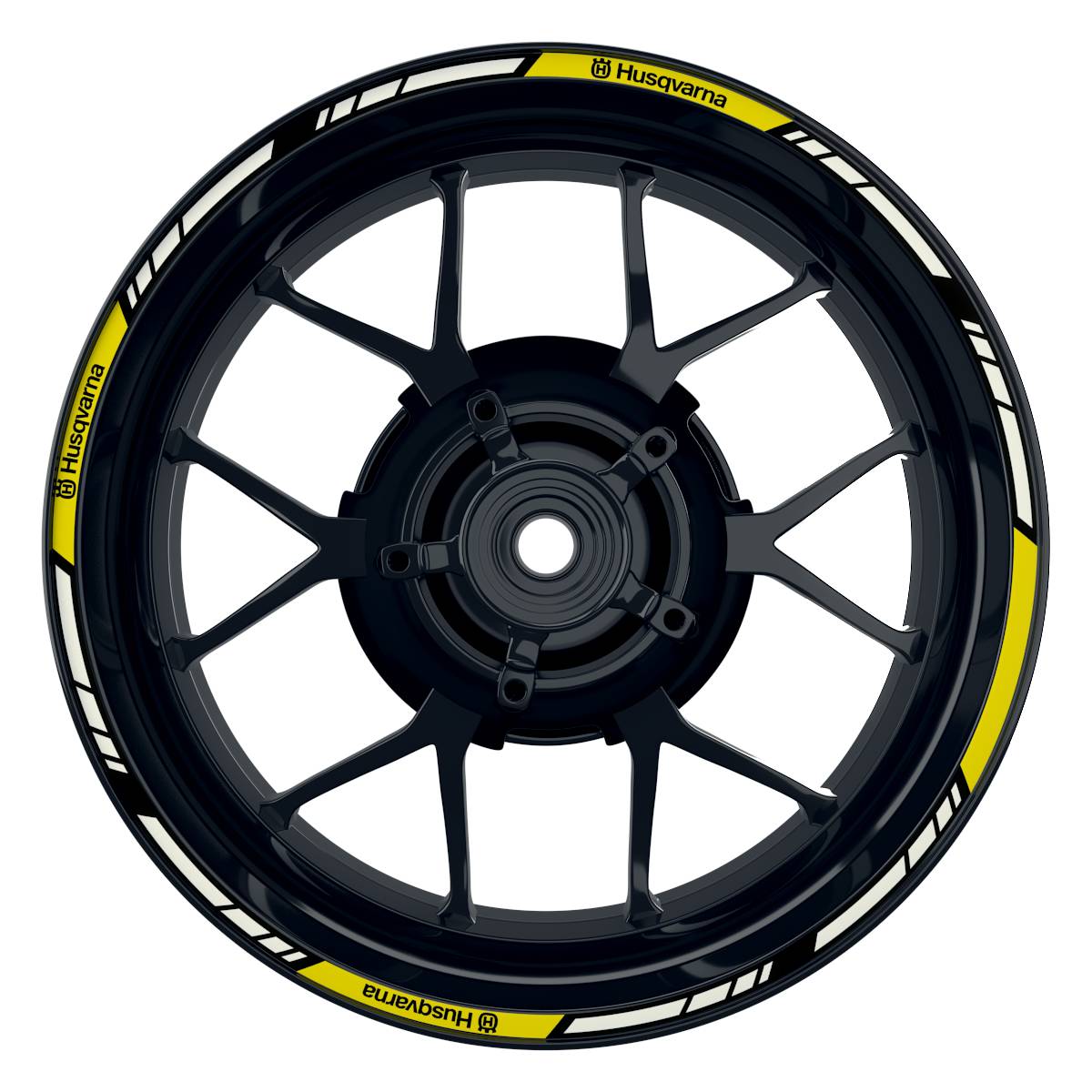 Motorrad Felgenrandaufkleber - Husqvarna V1