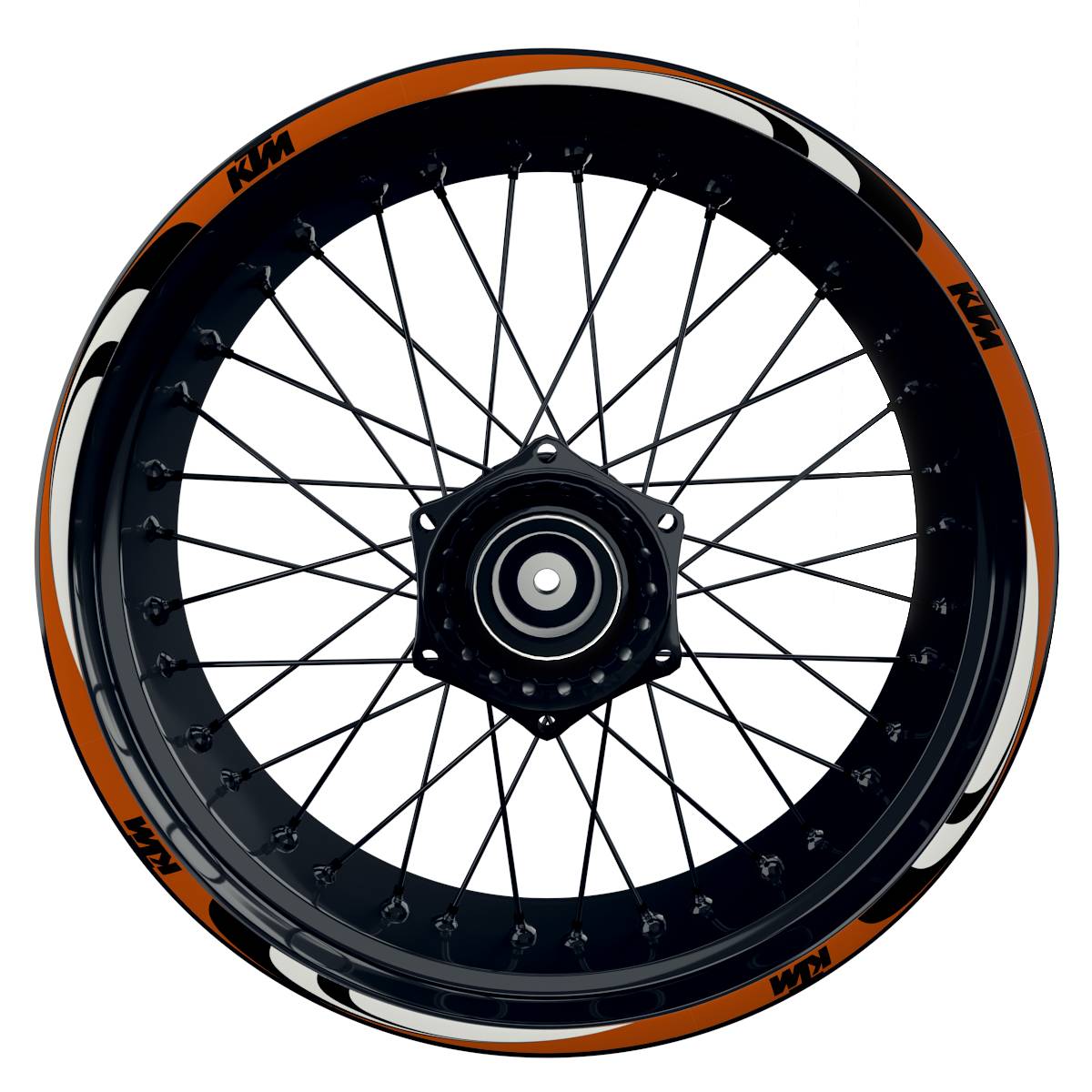 Motorrad Felgenrandaufkleber - KTM V3