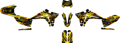 Graphics Kit suitable for Fantic XMF 50 / 125 - Beast Edition