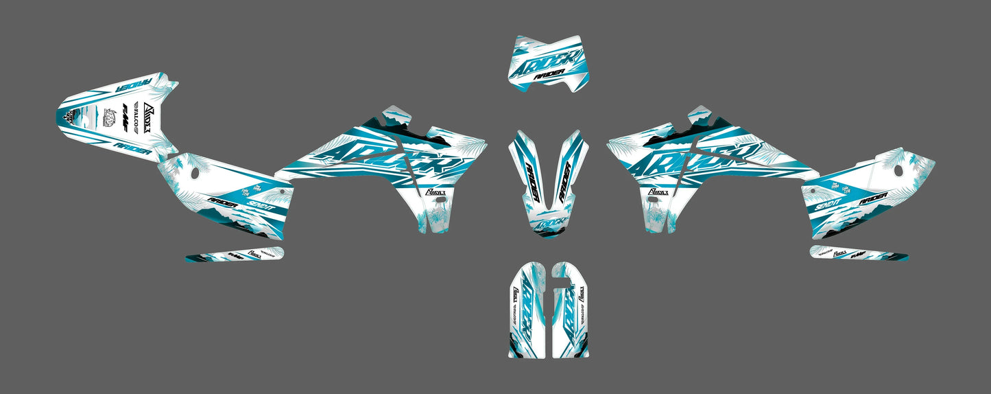 Dekor passend für Fantic XMF 50 / 125 - Pine Edition - Arider